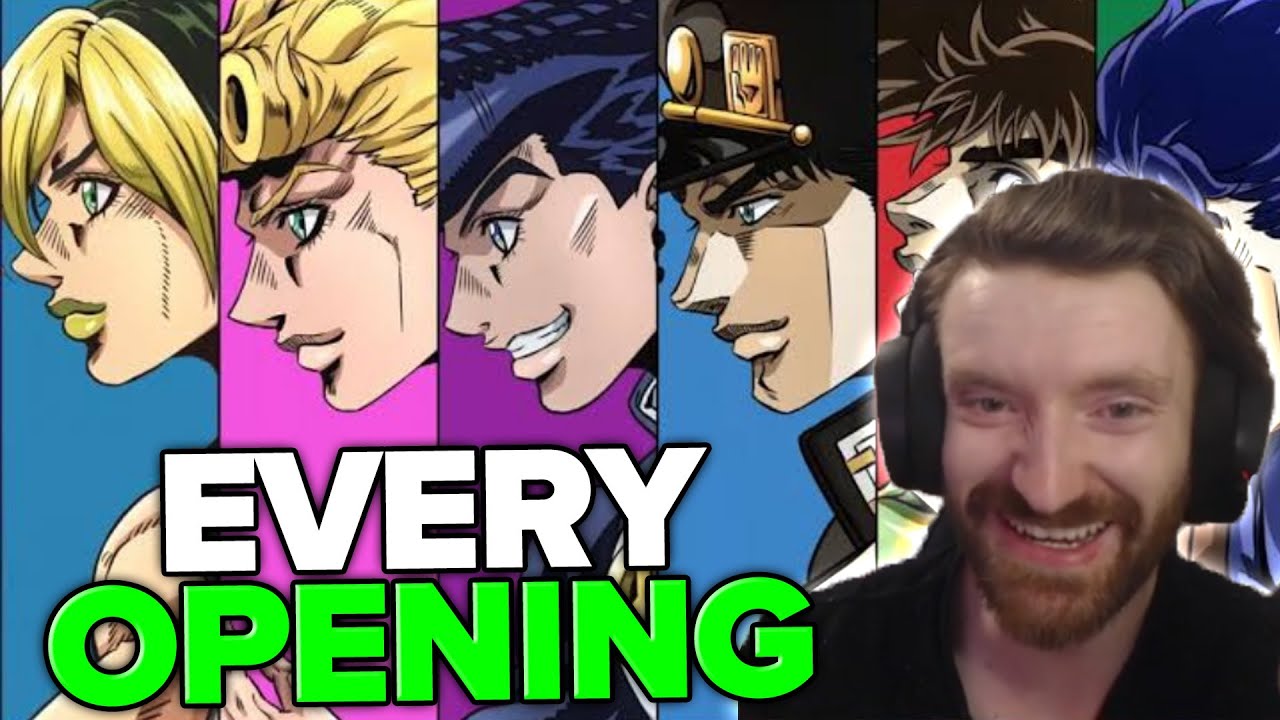 Unc's FIRST Time Reacting To Every JoJo's Bizarre Adventure Opening!!