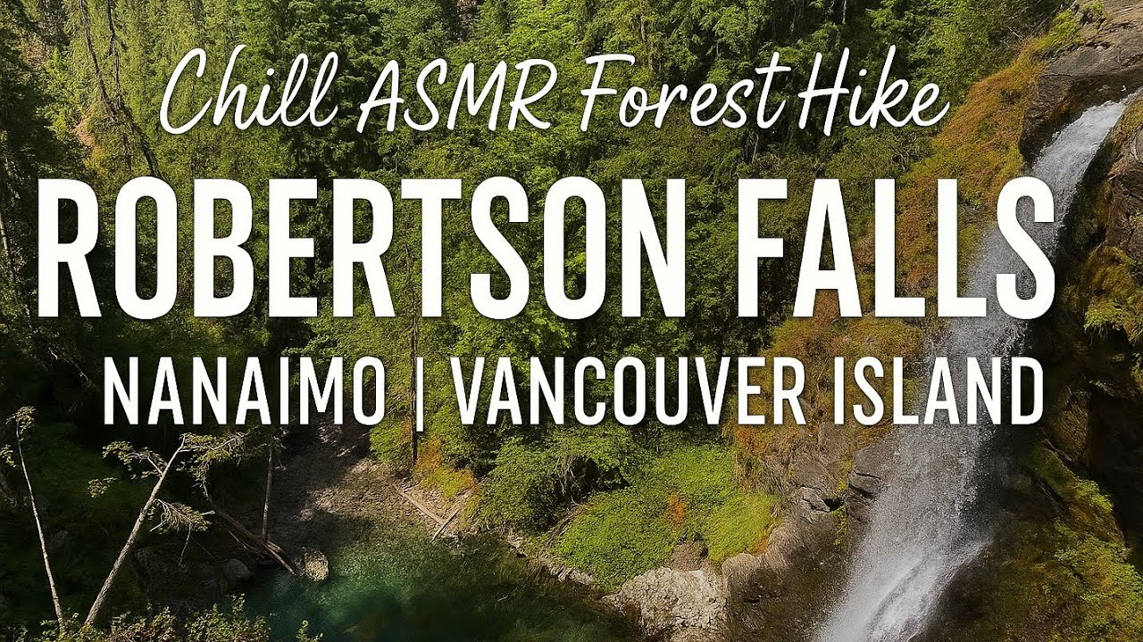 Hiking to Hidden Blue Pools at Robertson River Falls AMSR | Vancouver Island Trail with My Dog Chip
