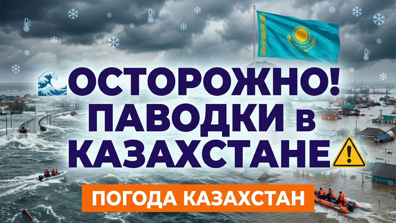 💨 ШТОРМОВОЙ ВЕТЕР ДО 28 М/С И РЕЗКОЕ ПОТЕПЛЕНИЕ НА ЮГЕ | ПОГОДА В КАЗАХСТАНЕ НА 18 ФЕВРАЛЯ 🌦️