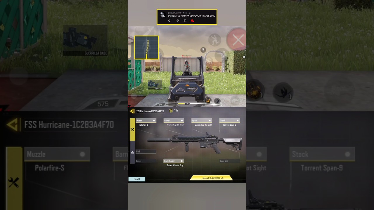 Best FSS Hurricane Red Dot Build (FSS Hurricane-1C2B3A4F7O) - Season 6 COD Mobile 2026