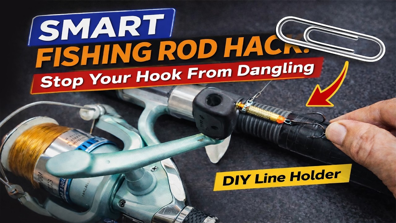 Stop Your Hook From Dangling: DIY Fishing Rod Hook Keeper