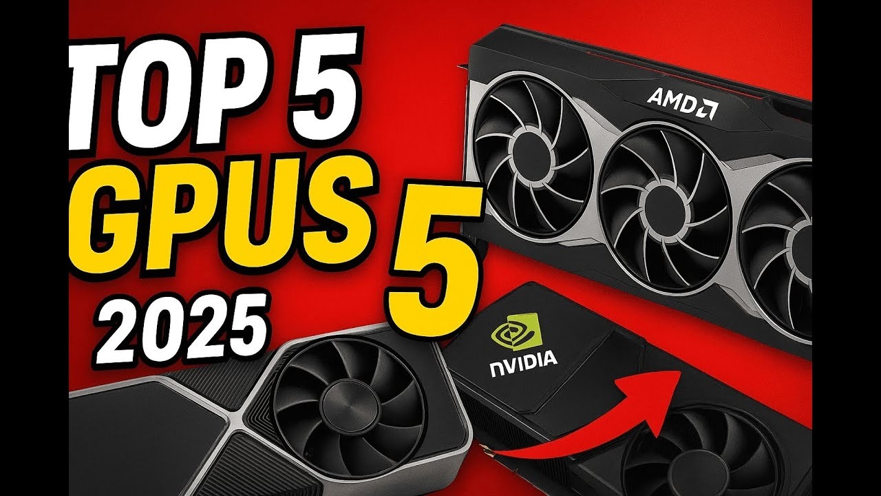 Top 5 Gpus para gaming y trabajo 2025
