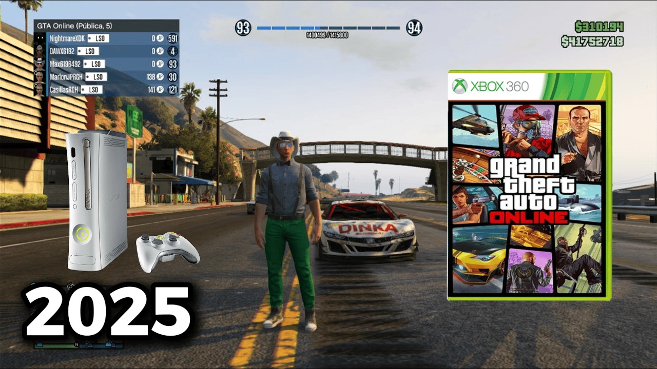 GTA V ONLINE de XBOX 360 en 2025