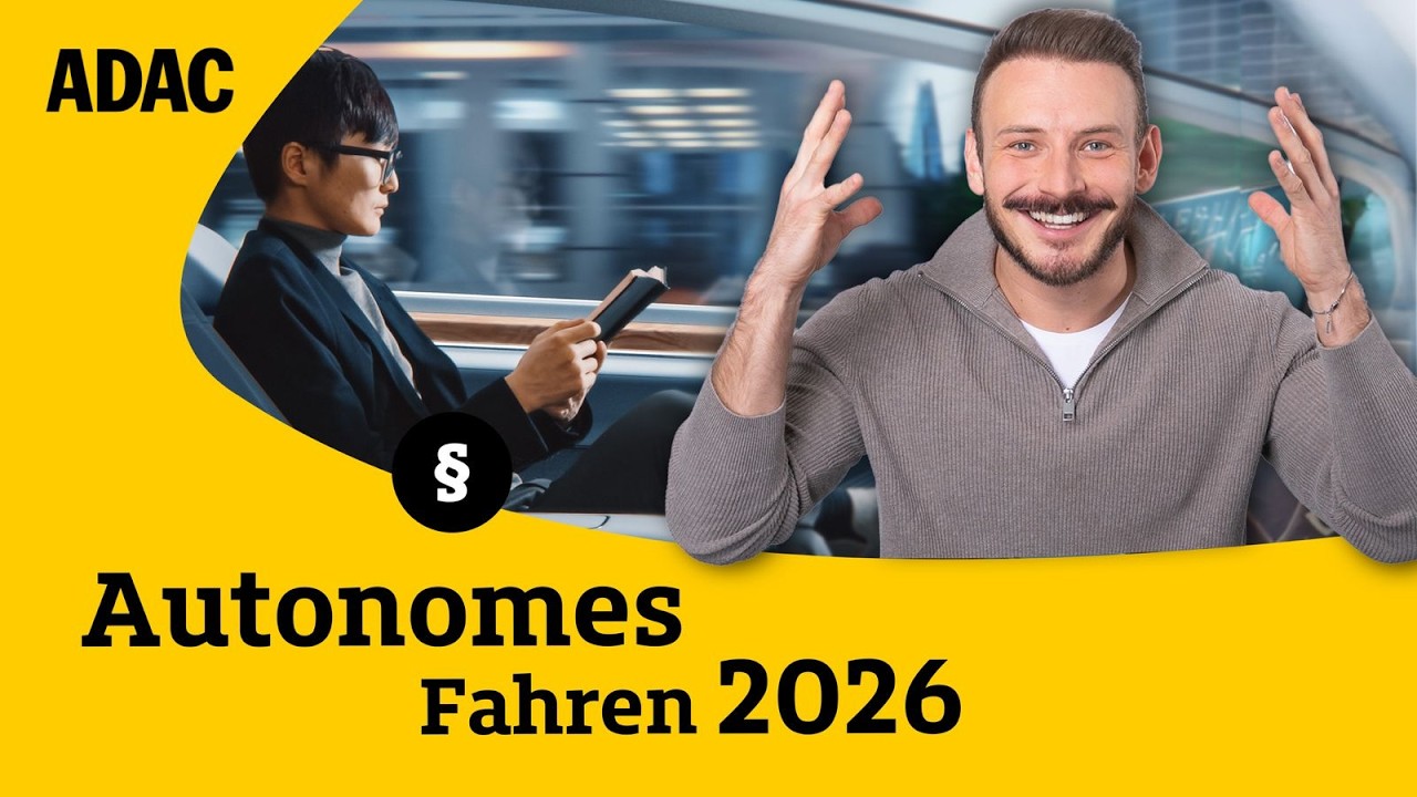 Was selbstfahrende Autos 2026 in Deutschland d&uuml;rfen | ADAC | Recht? Logisch!