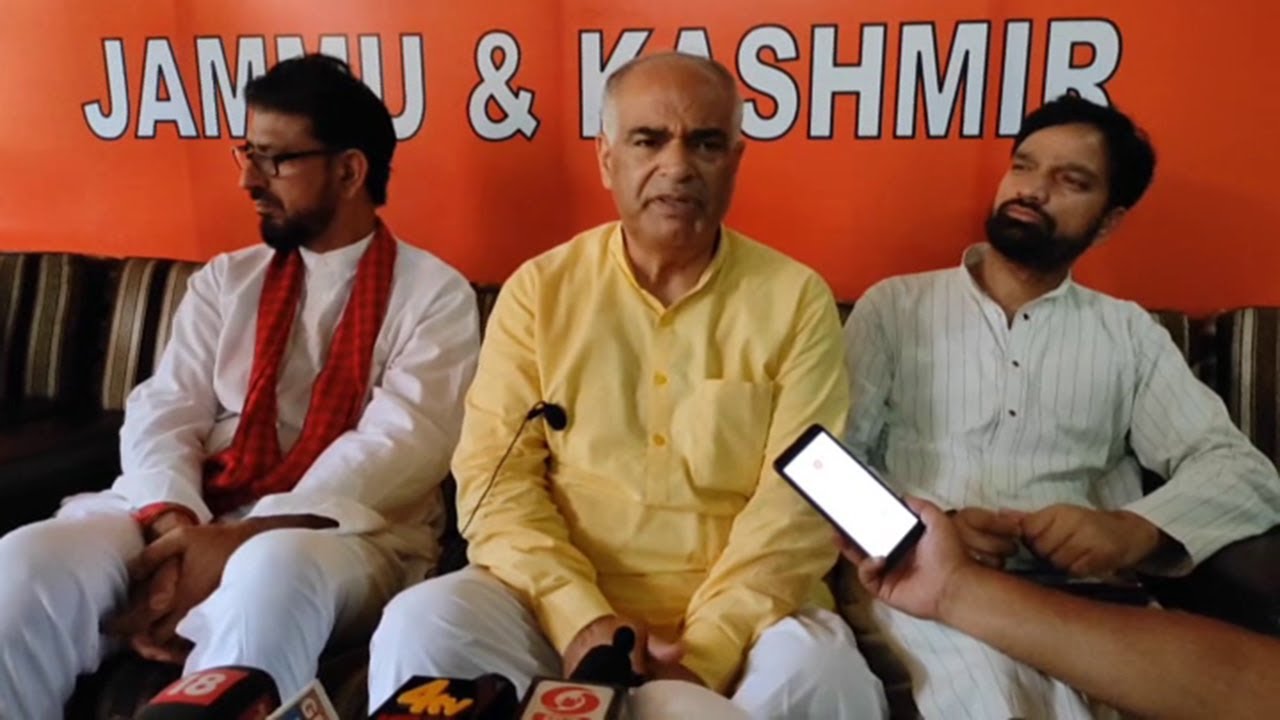 Anyone Living In J&K For Few Years Can Vote As Per Law: BJP