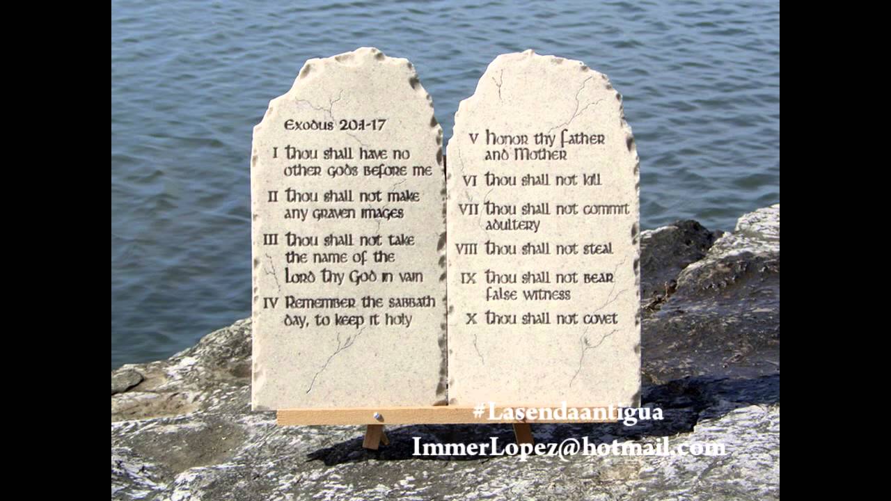 Los 10 mandamientos Mitzvot   La Ley Torah  Hebreo-Espa&ntilde;ol  Interlineal