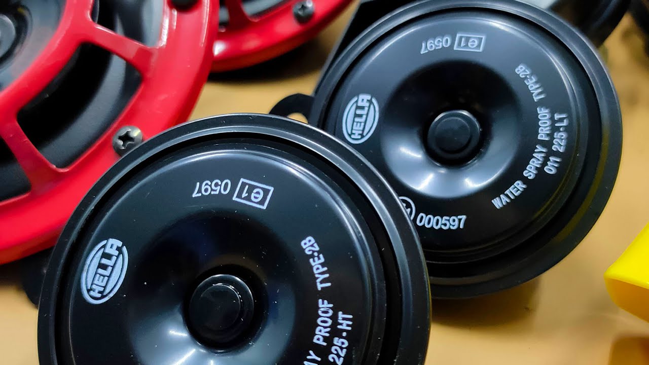 Hella Compact horn 12v Sound test