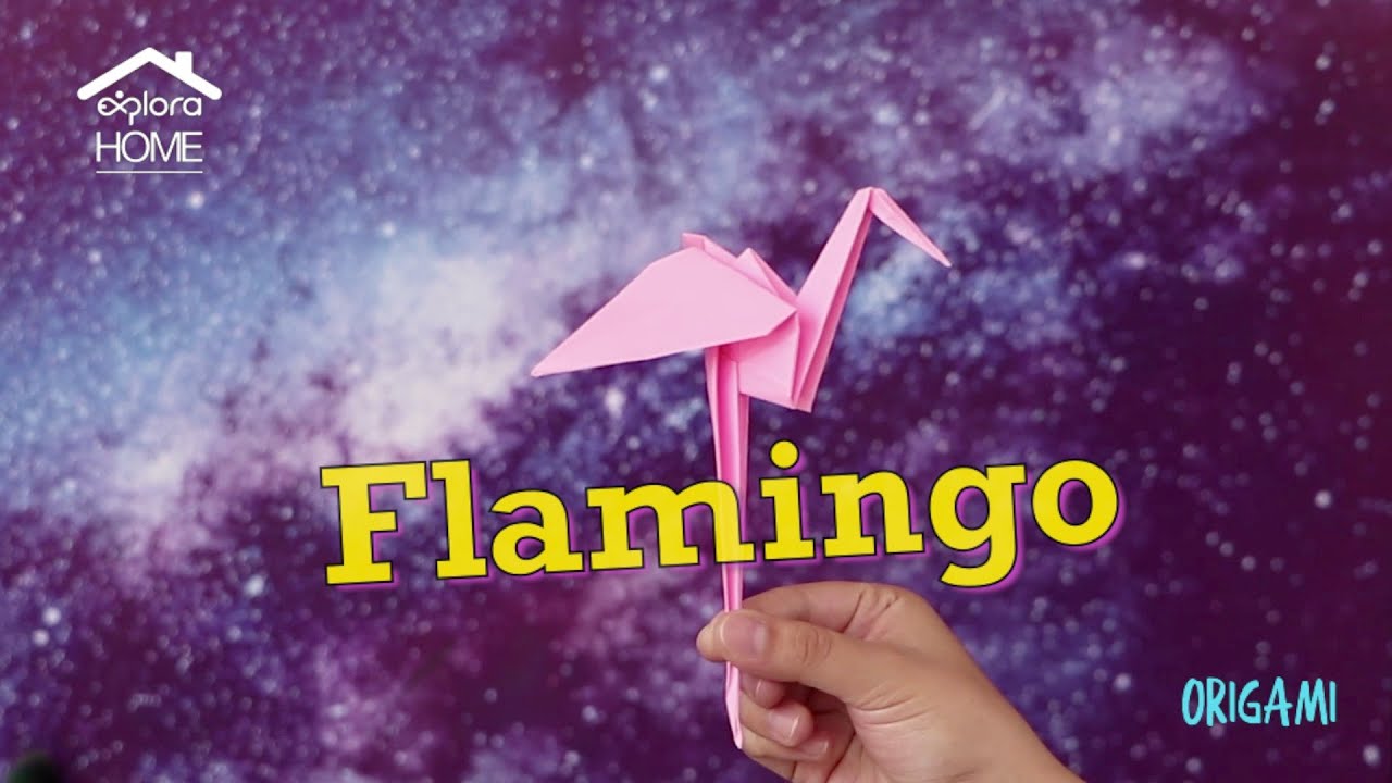 Flamingo de papel // ORIGAMI