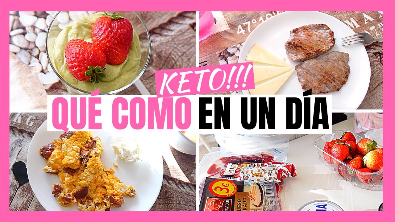 🍓 Que COMO en un DIA KETO EMBARAZADA 🤰🏻 Dieta CETOGENICA y AYUNO INTERMITENTE 🥑RECETAS KETO 🍳