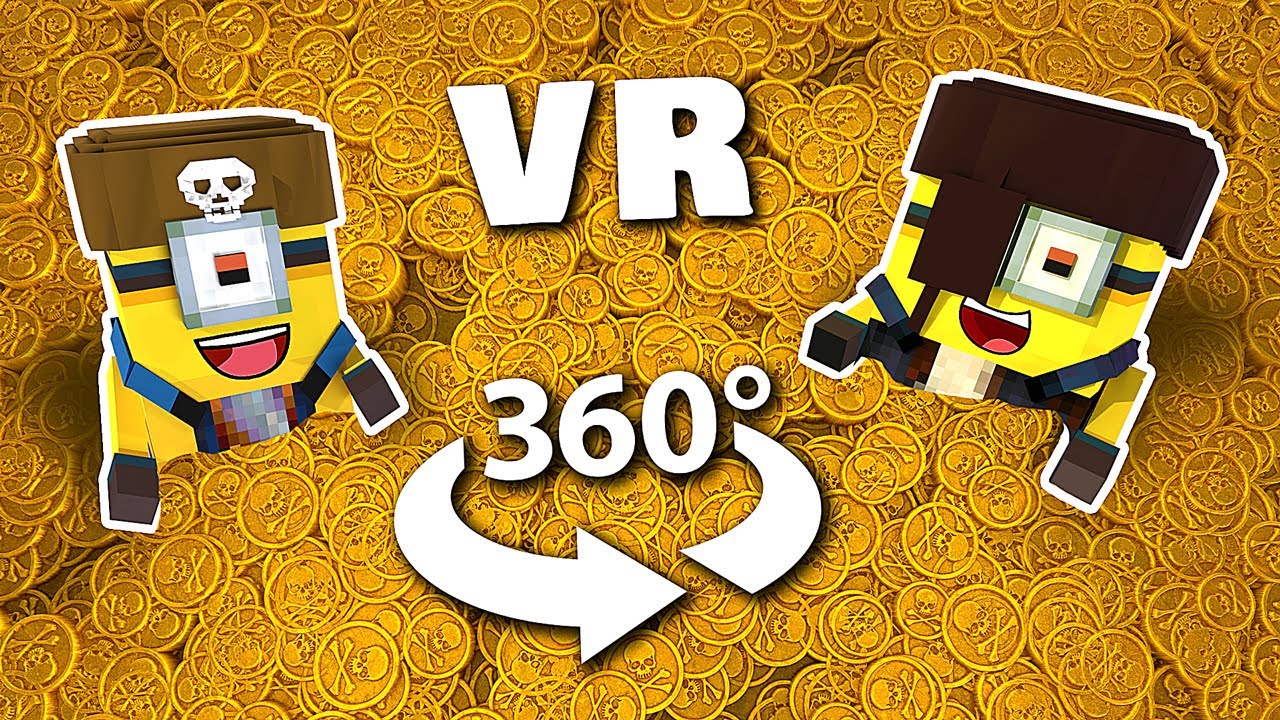 Minecraft 360&deg; VR - MINIONS PIRATES