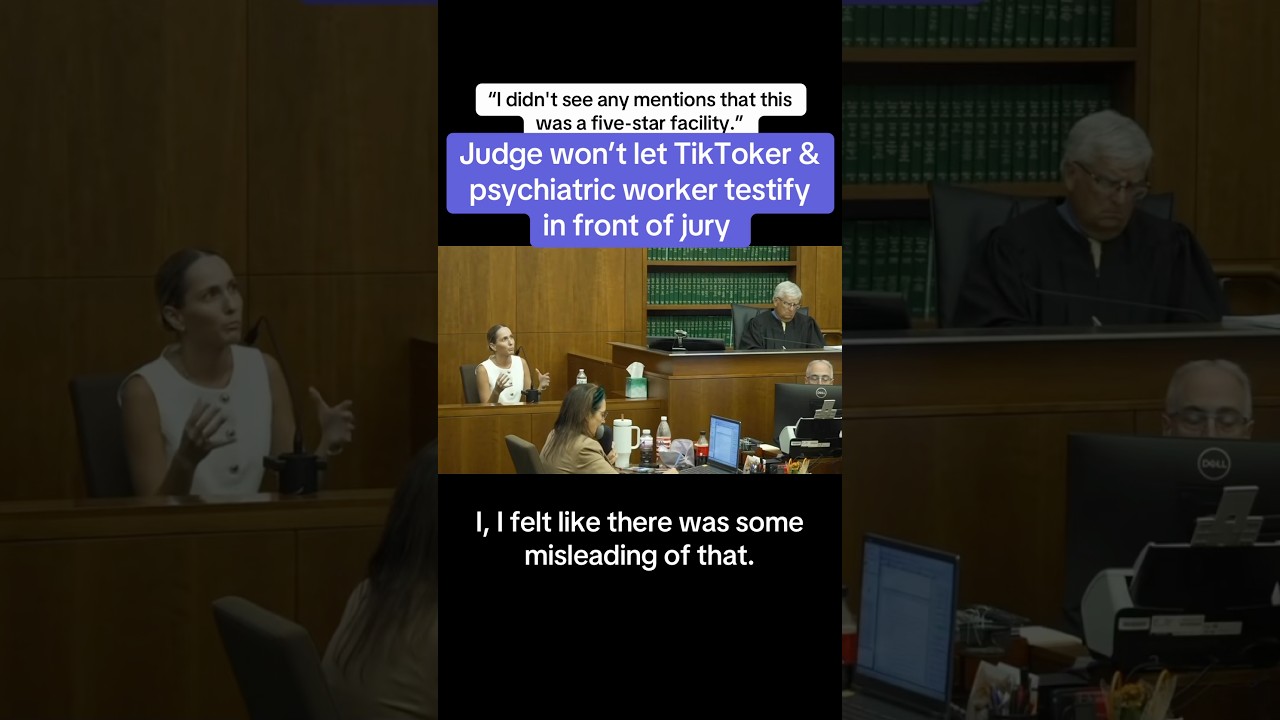 Judge Won&rsquo;t Let TikToker & Psychiatric Worker Testify In Front Of Jury