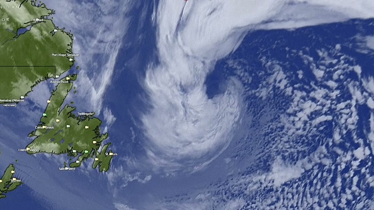 Atlantic low pressure system (16 February 2025)