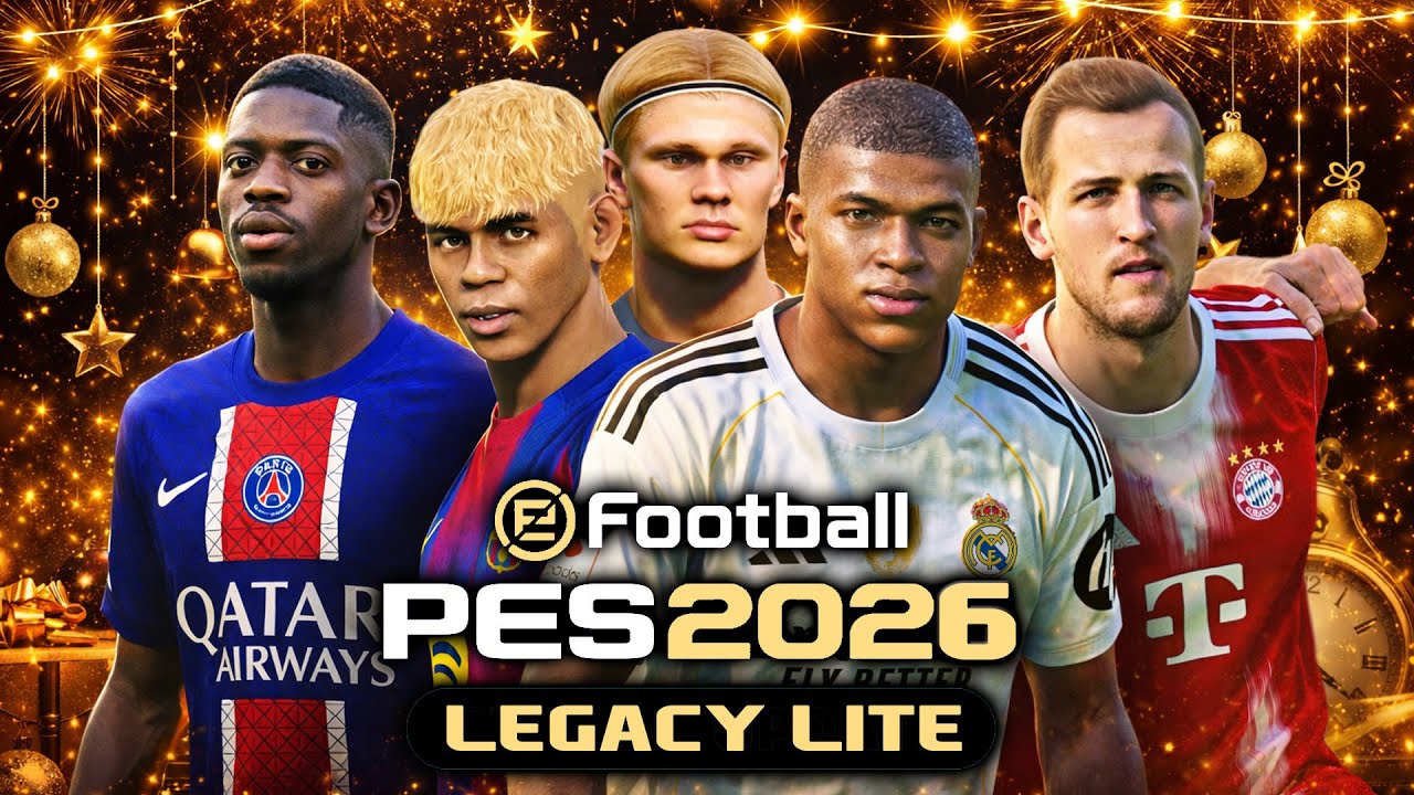 PES 2026 LEGACY LITE | Option File PES 2021 actualizado || Tutorial PS4 - PS5 - PC