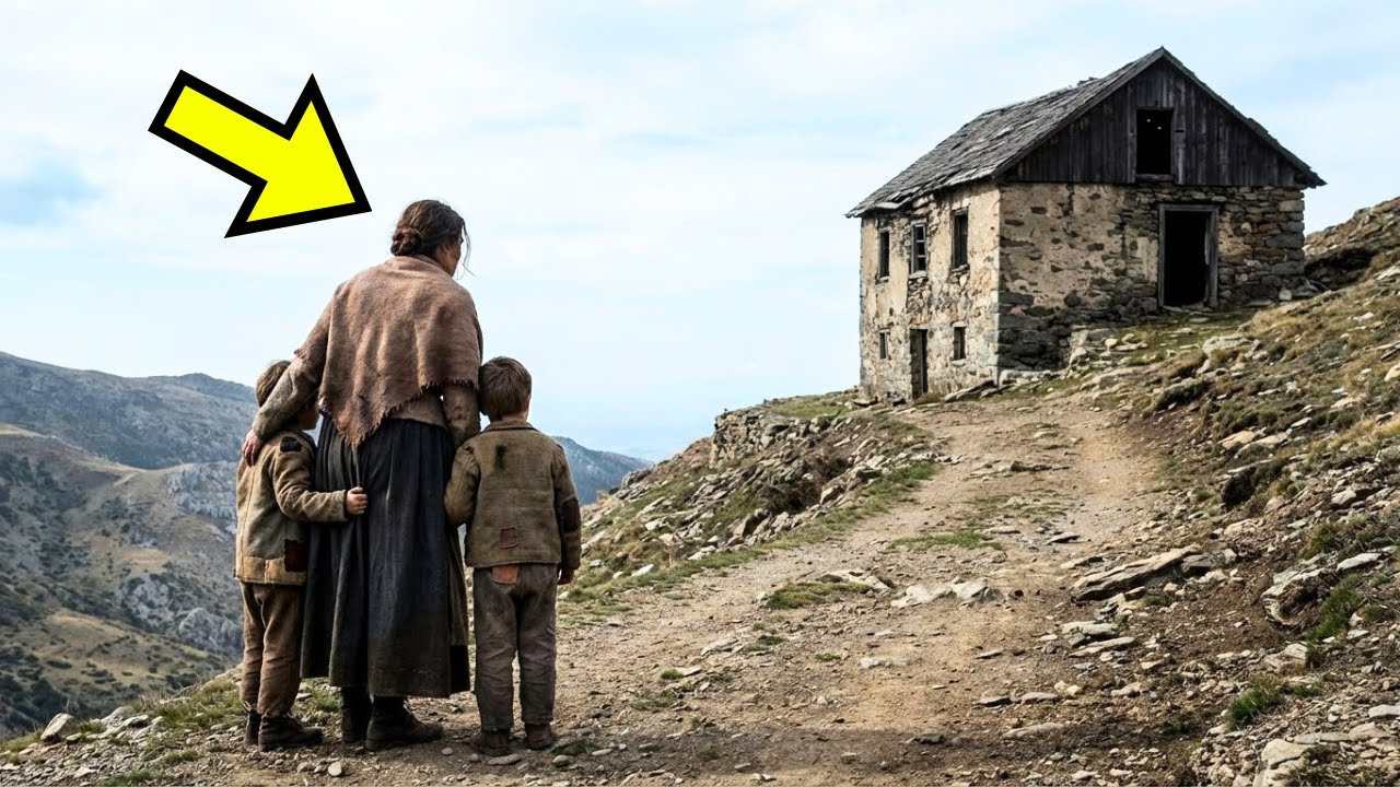 Viuda Pobre Llegó A Una Casa En Lo Alto De La Montaña… Sin Saber Lo Que Había Escondido