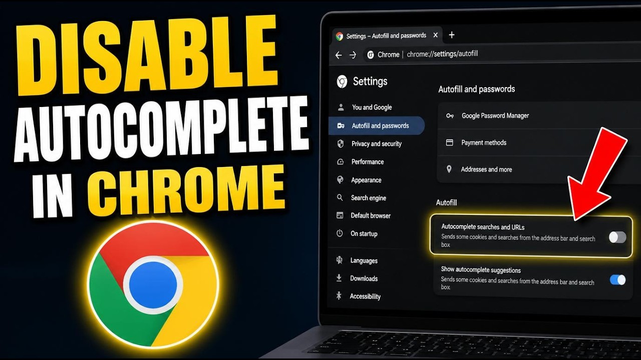 Как отключить автозаполнение в Google Chrome &mdash; подробное руководство