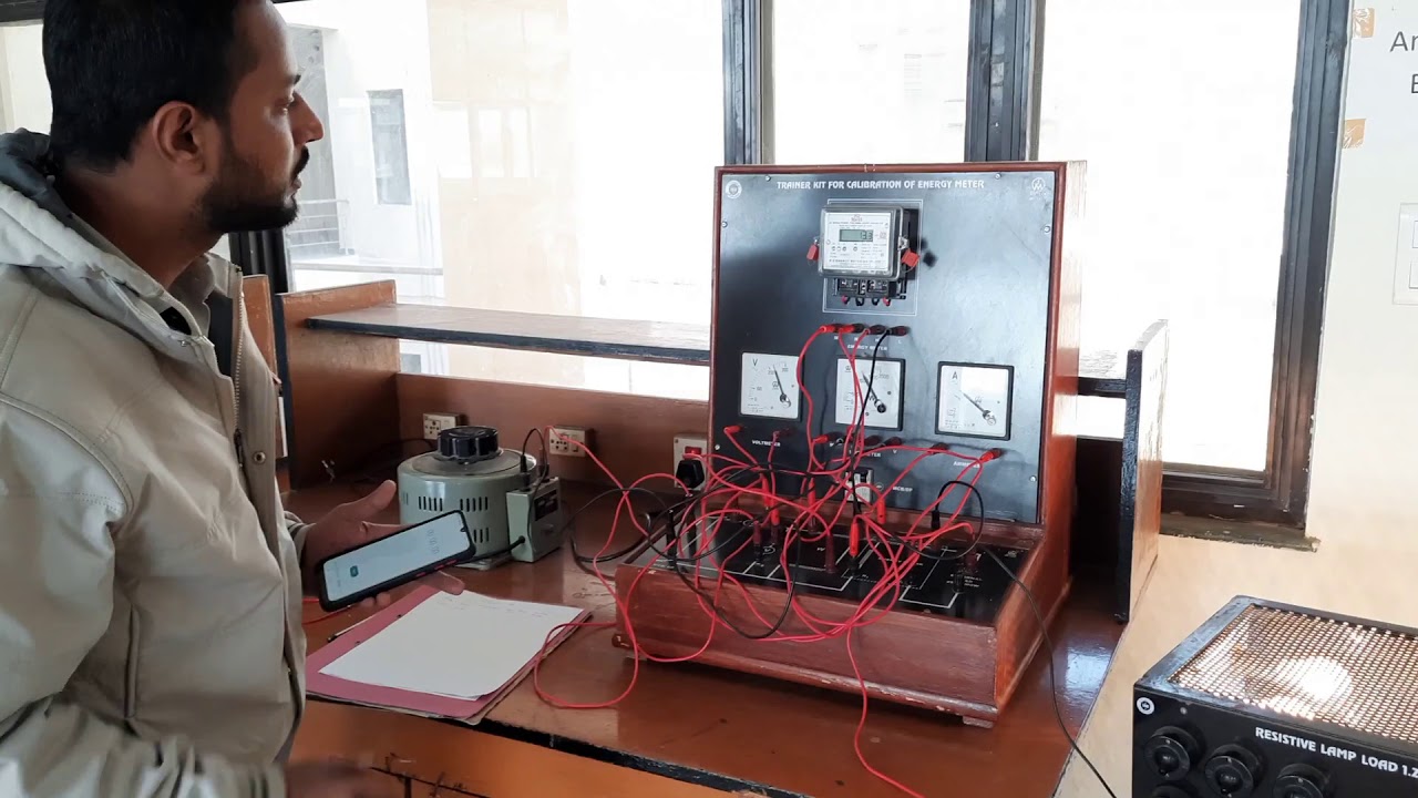 2. Calibration of Energy Meter using Sub-Standard Meter