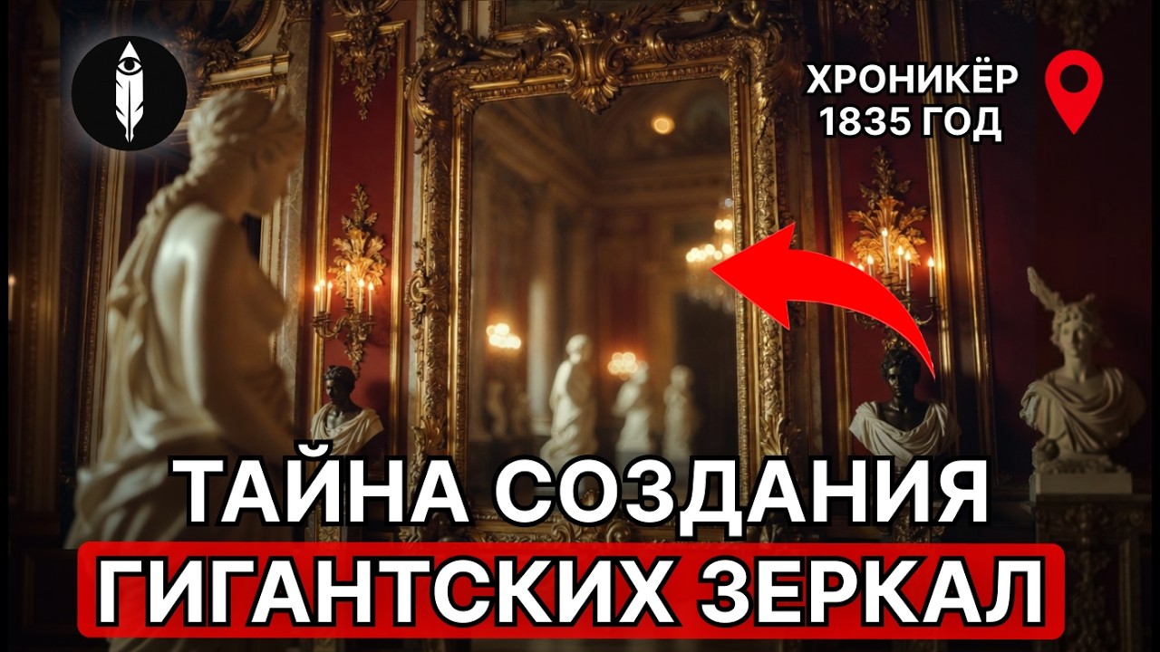 Дворцовые зеркала, которые не смогли бы сделать сегодня! Откуда эта технологиия?