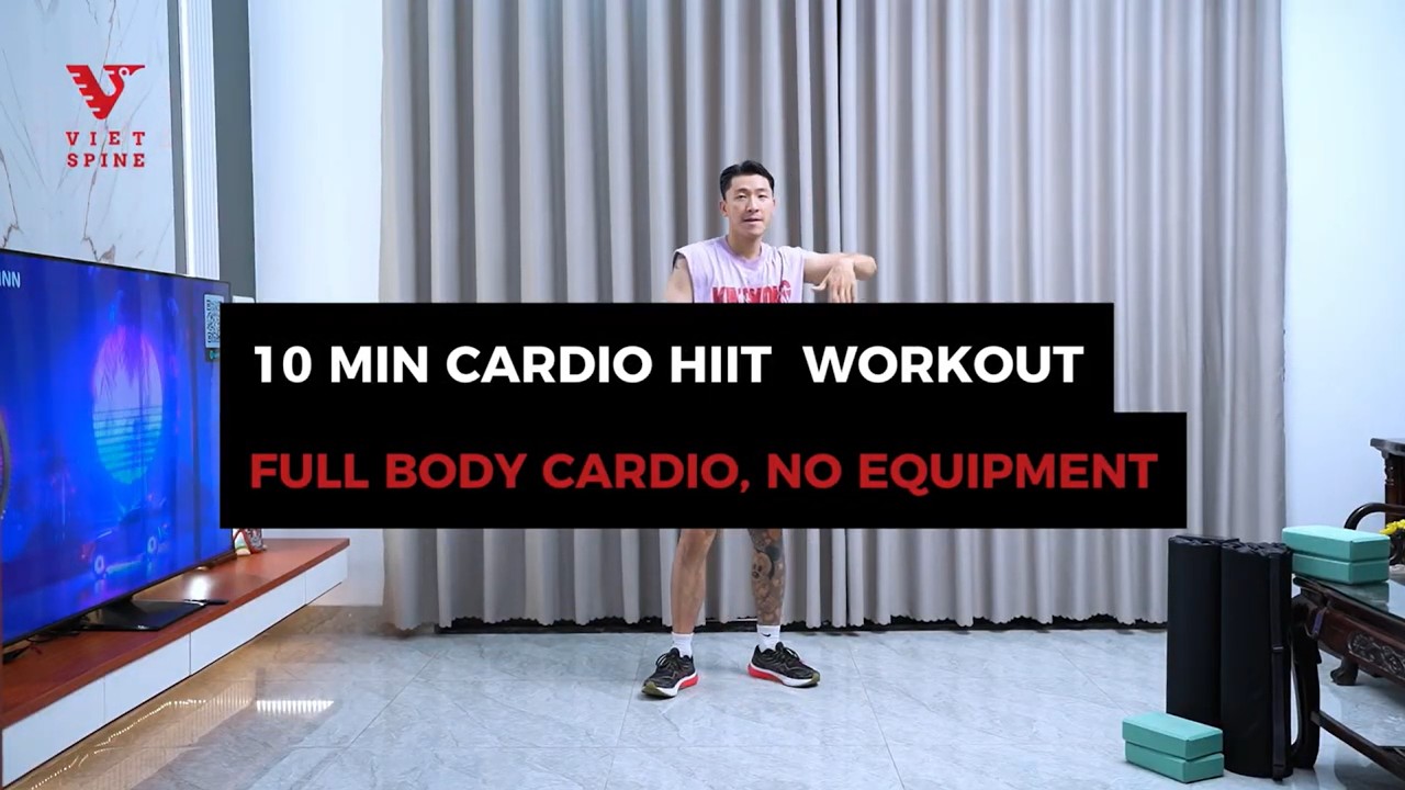 200 calo trong 10 phút tập luyện, đốt mỡ đơn giản tại nhà không cần dụng cụ