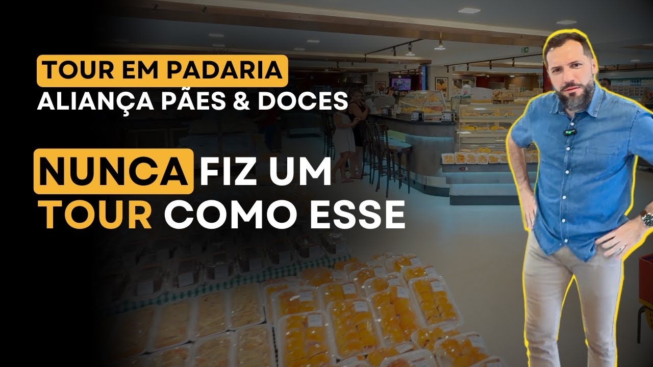 NUNCA VI TANTA VARIEDADE de produto! Tour Aliança Pães e Doces