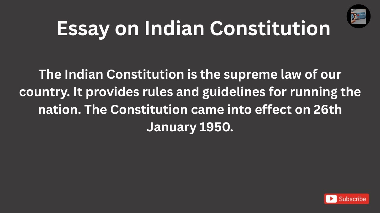 📜 Essay on Indian Constitution | Rights, Duties & Importance Explained | Learn English with suraj
