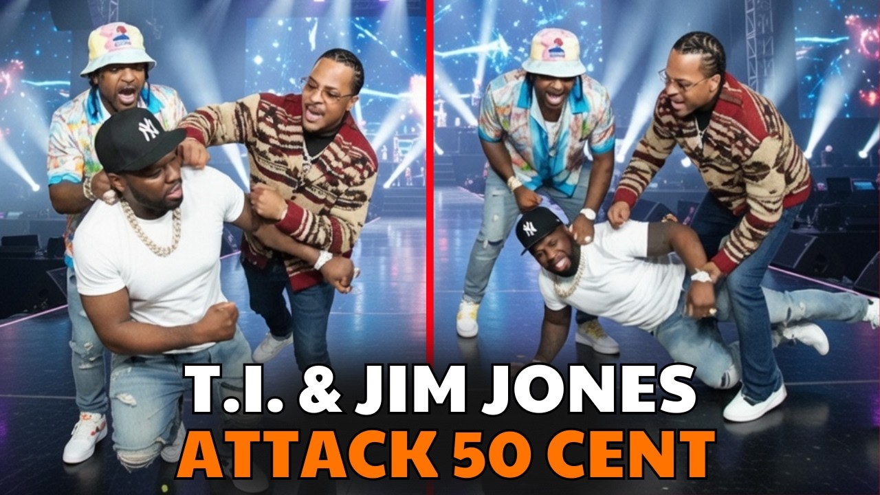 JIM JONES & T.I. CONFRONT 50 CENT BACKSTAGE — SECURITY FOOTAGE LEAKED
