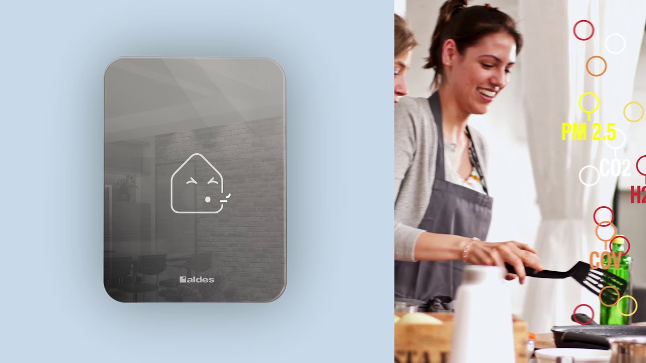 Walter, Aldes connected sensor - product presentation