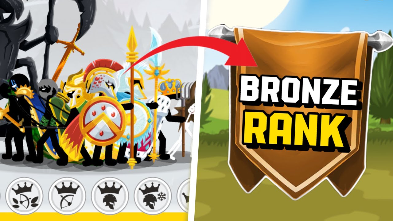 ALL GENERALS Deck TROLLING Bronze Rank Players! Stick War 3