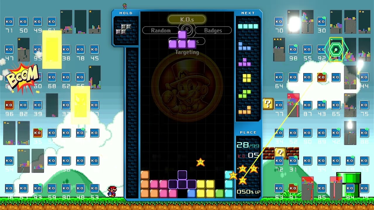 Tetris 99 - Tetris Maximus 1st place round on 11/11/25