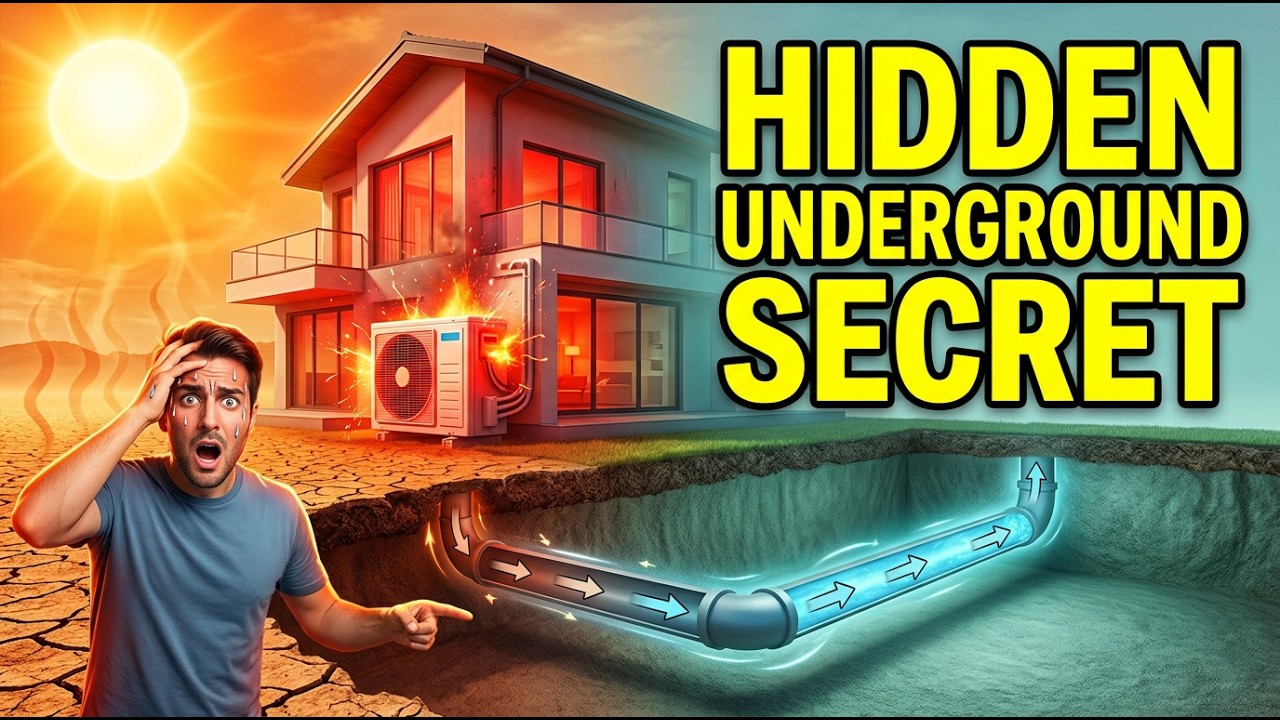 This Ancient Underground Trick Cuts Heating and Cooling Costs by 60% (And No One Talks About It).