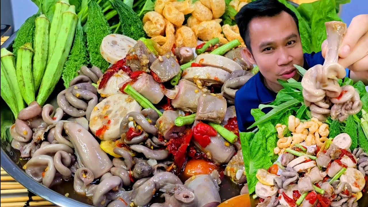 ตำไส้ตัน รสจัดๆนัวๆแซ่บๆ