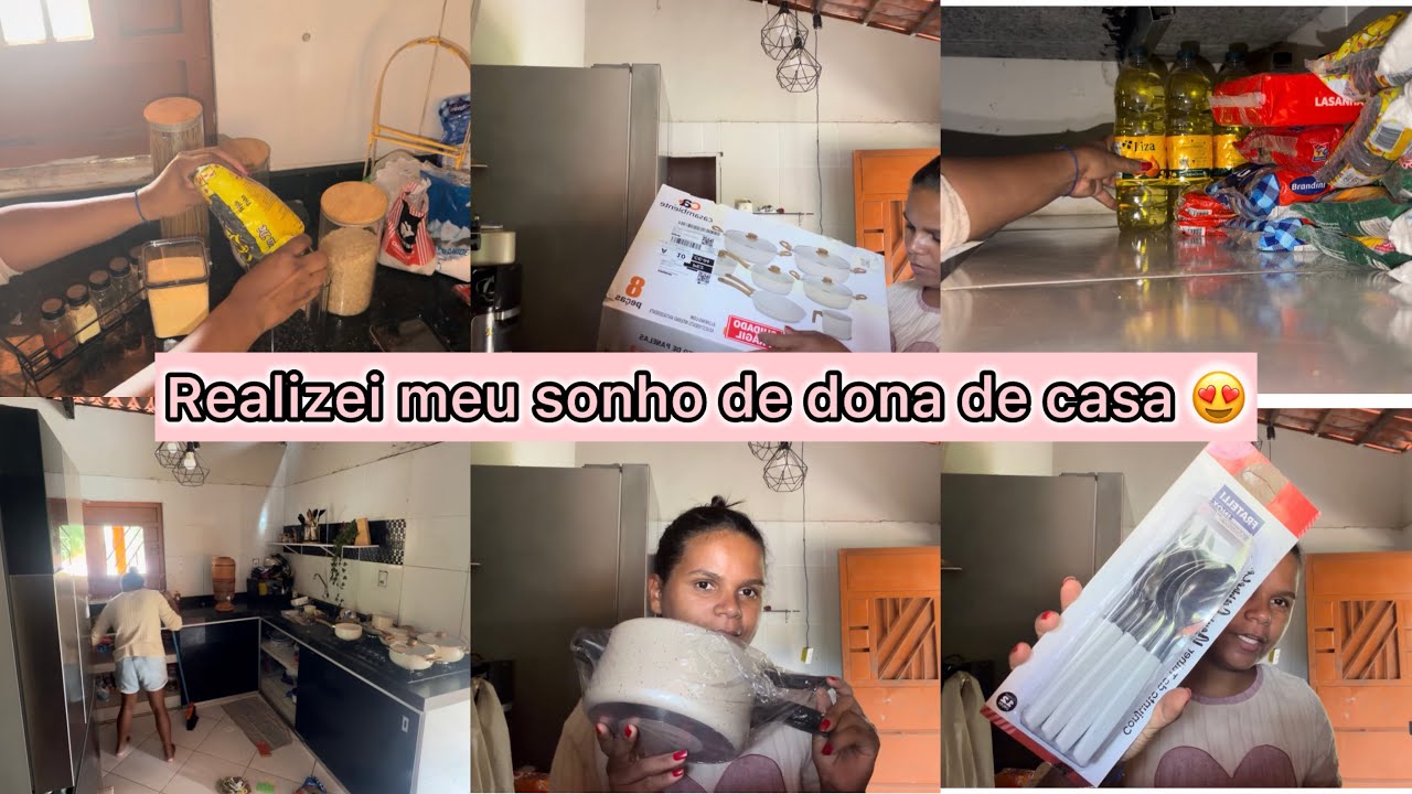 COMPRAS PARA O LAR / ORGANIZAÇÃO DOS ARMÁRIOS + realizei meu sonho 😍🙏