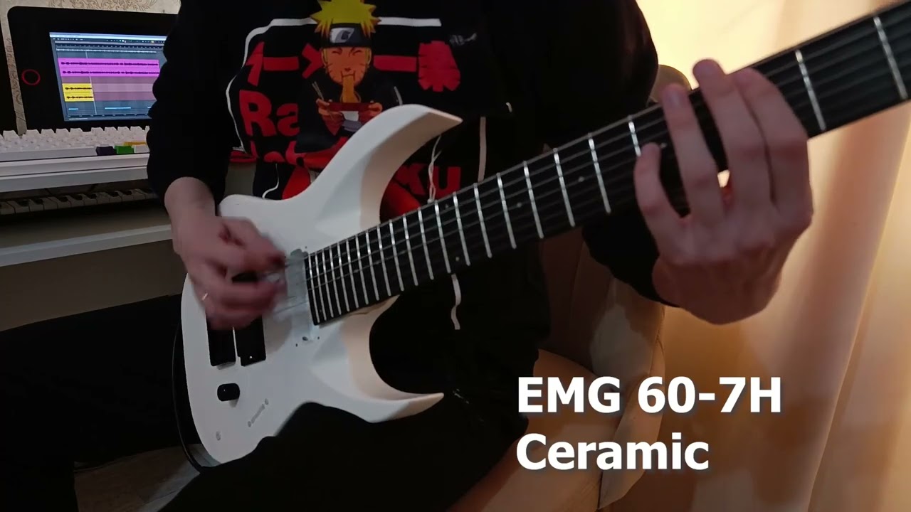 Stock S By Solar vs EMG 60-7H Pickups Comparison