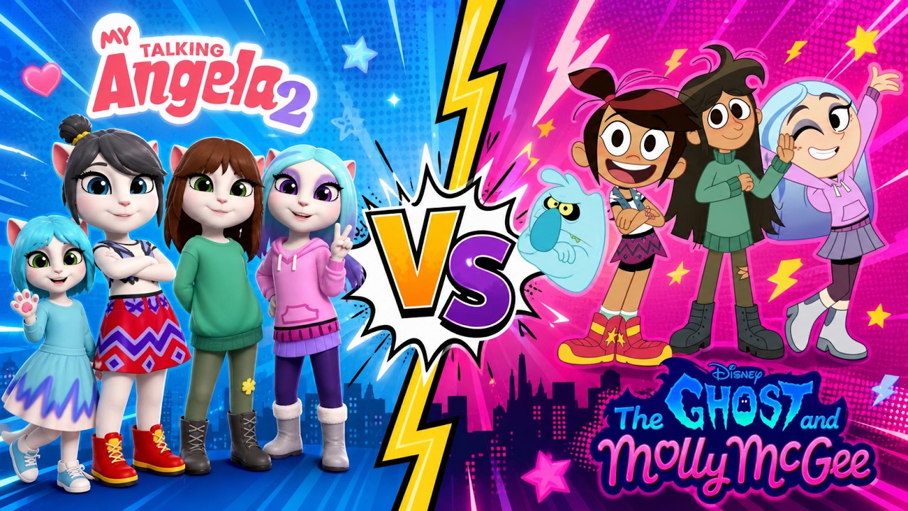 I Made THE GHOST AND MOLLY McGEE in My Talking Angela 2!
