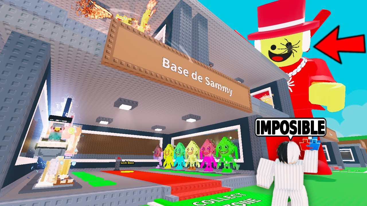 Rob&eacute; BRAINROTS DIVINOS de una BASE SECRETA del DUE&Ntilde;O FALSO en Steal a brainrot (roba un brainrot)