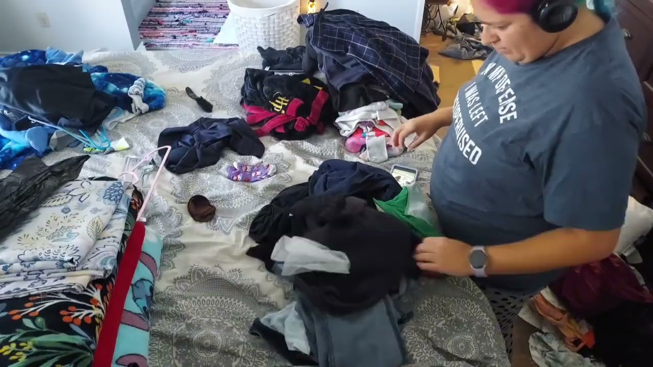 Welcome to my 9-5. Today,  laundry and chair. 