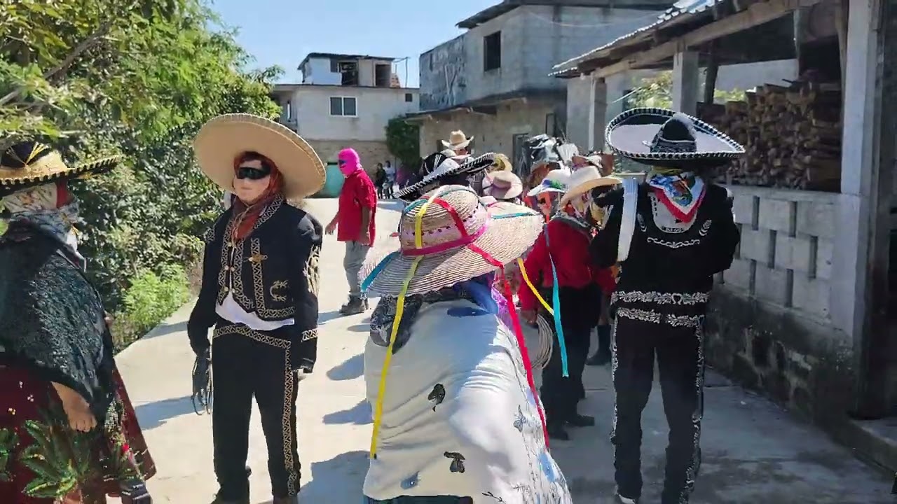 Carnaval 2025 Santa María Apipilhuasco Ixhuatlán de Madero, Ver. 08/03/25 P03 #carnaval #tradicion