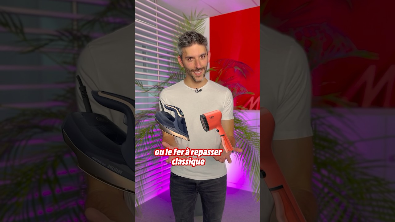 Steamer ou fer &agrave; repasser? 👚 Pour tes v&ecirc;tements... et plus encore!