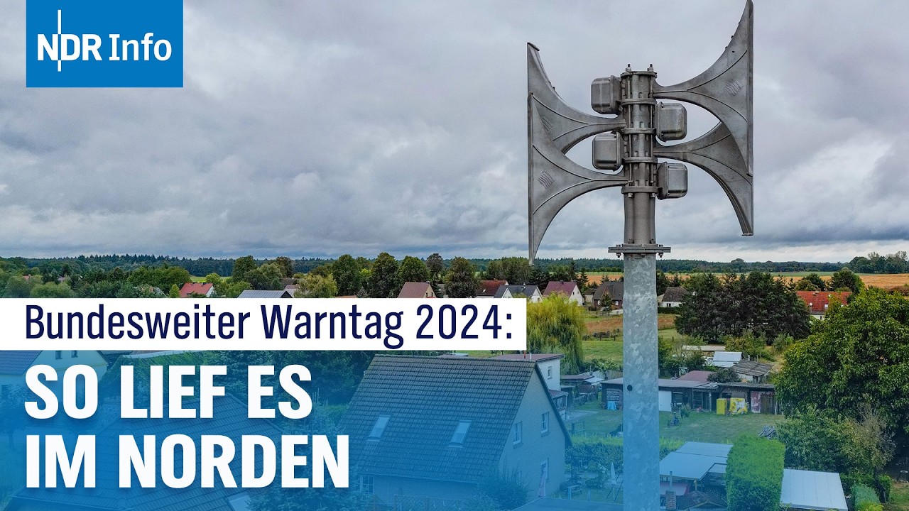Bundesweiter Warntag 2024: Funktionierte das Warnsystem? | NDR Info