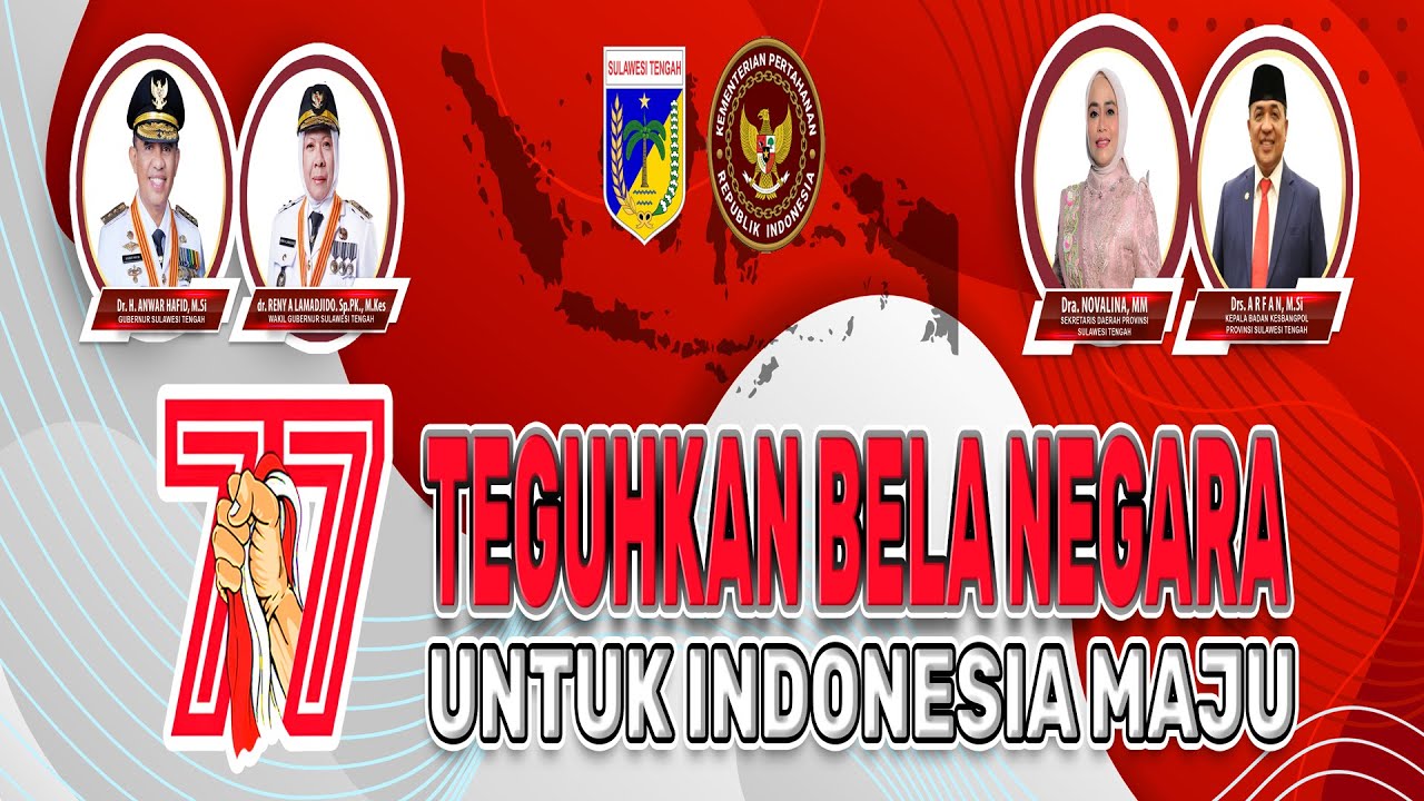 Upacara Peringatan Hari Bela Negara Ke 77 Tahun 2025 di Provinsi Sulawesi Tengah