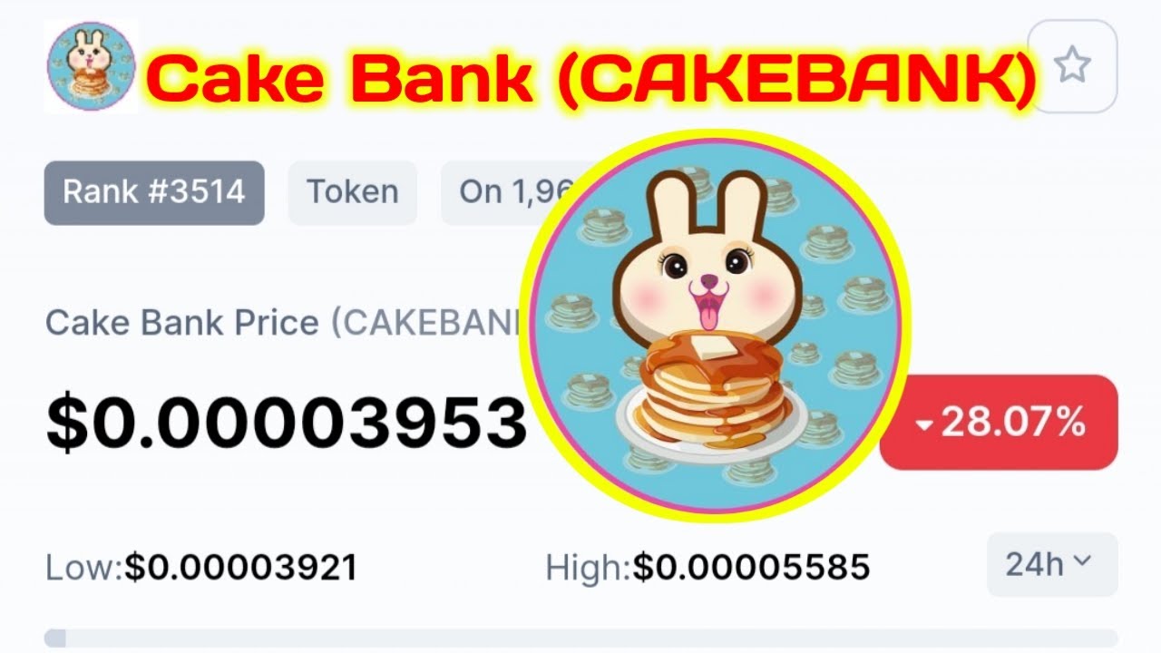 How to buy Cake Bank (CAKEBANK) Crypto/Token IN PANCAKESWAP USING BSC Matamask or TRUST WALLET