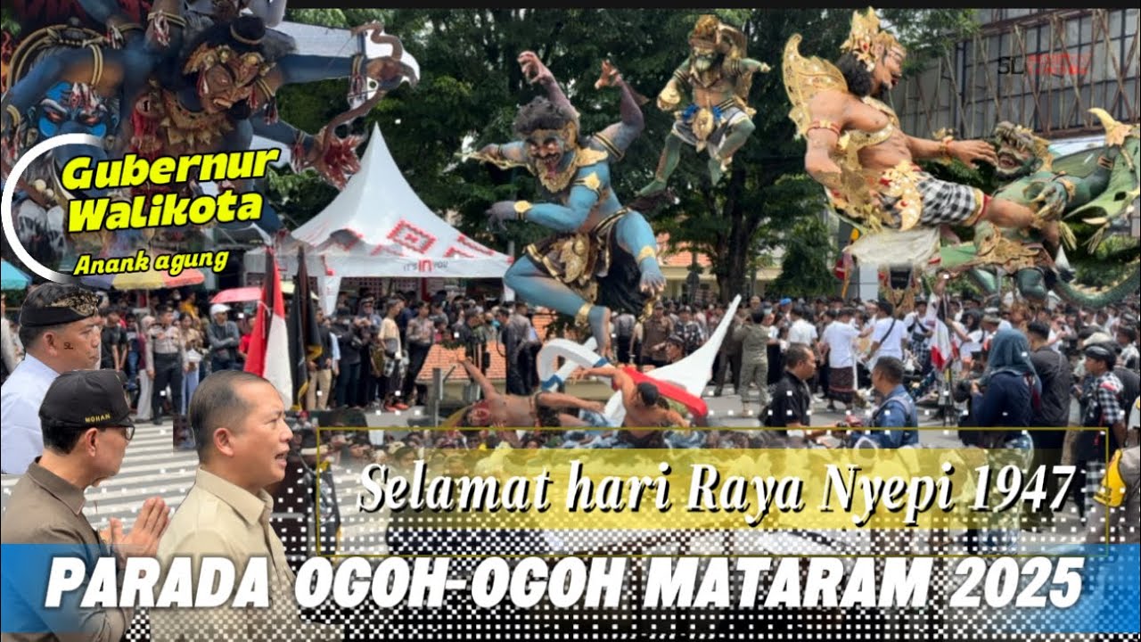 Parada Ogoh-ogoh Mataram Lombok  Full sampai malam 28 Maret 2025 #balilombok #youtube #ogohogoh #fyp