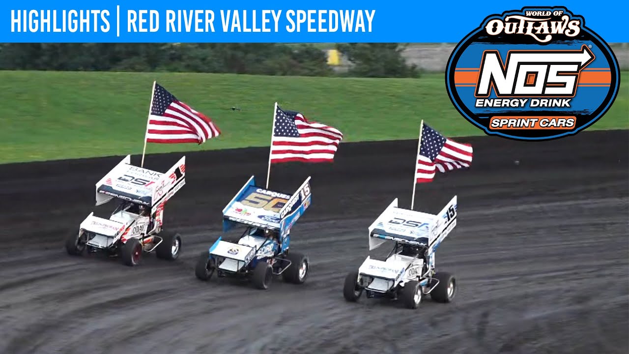World of Outlaws NOS Energy Drink Sprint Cars | Red River Valley Speedway | Aug 24, 2024 | HIGHLIGHT