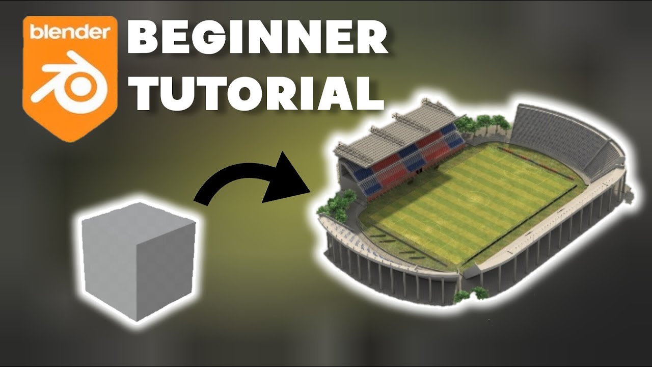 How To Create A Stadium In Blender 3D Low Poly | Episode 1