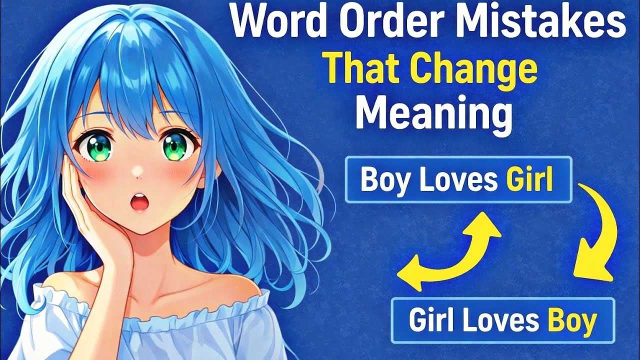 Word Order Mistakes That Change Meaning | Common English Errors