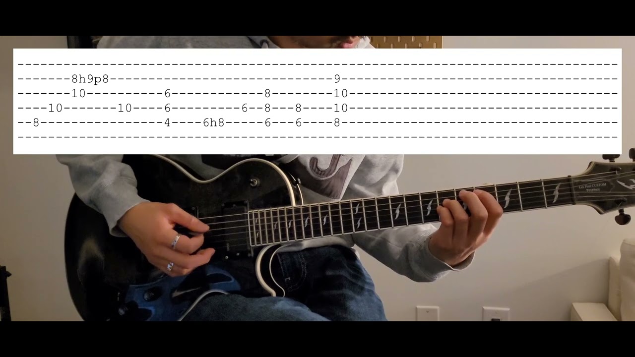 Beautiful By Eminem Solo Cover + Lesson (Tabs in Video)