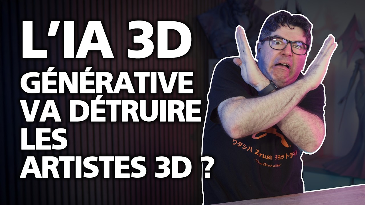 Est-ce que l'IA 3D va détruire le monde de la création 3D ?