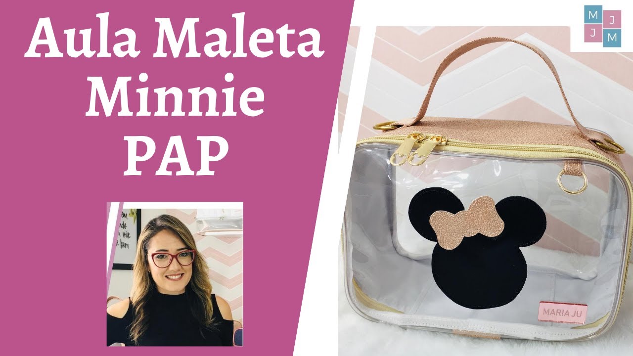 Aula Maleta Minnie/Mickey - Fácil de fazer!!