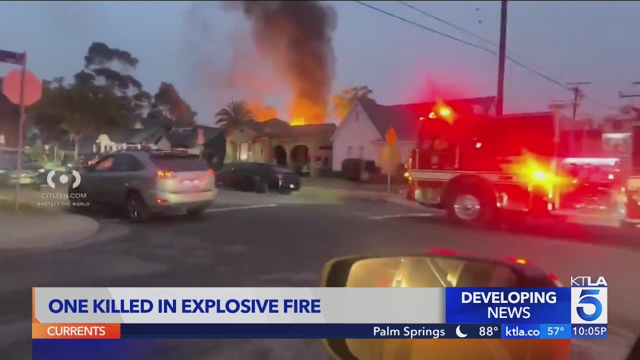 1 killed in South L.A. fireworks explosion