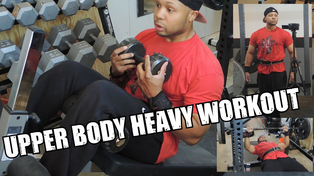 No Excuses!! Just Make Time & LIFT!!! UPPER BODY HEAVY DAY VLOG