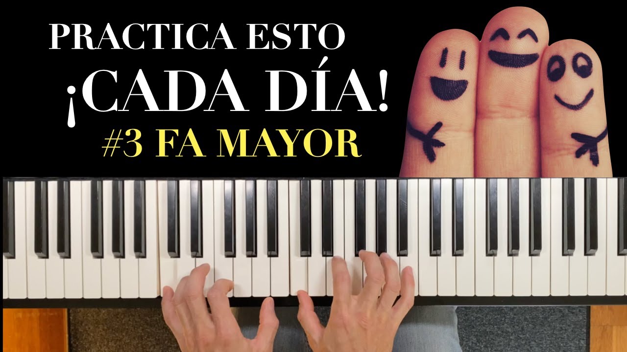 EJERCICIOS  para piano - La rutina PERFECTA 🔥 (FA MAYOR)